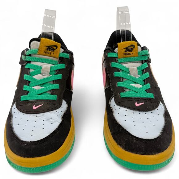 Nike Reflective Air Force 1 LV8 2 GS AF1 'Dance' FJ3288-001 Colorful 2.5 Youth - Picture 2 of 7